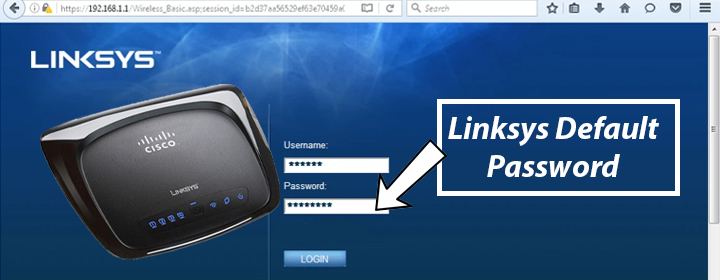 Linksys Default Password Not Work