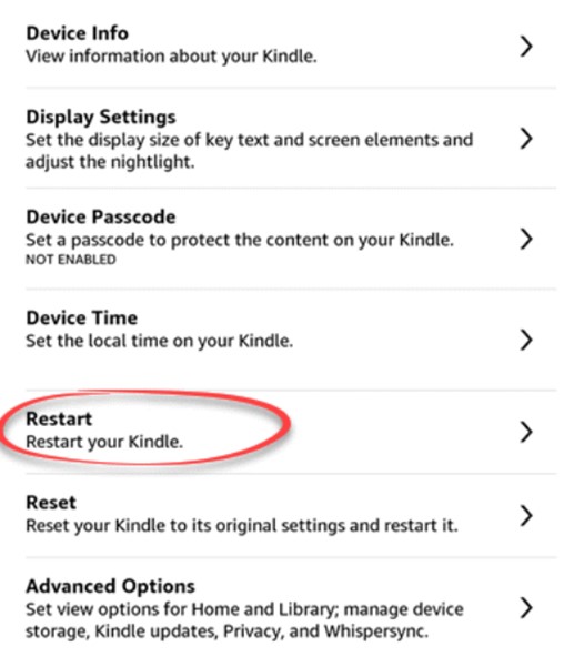Restart-the-Kindle-Device