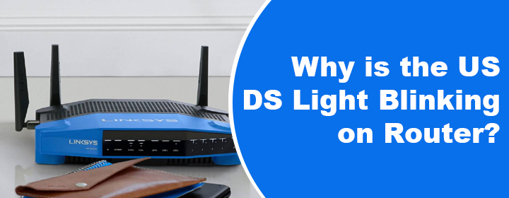 US DS Light Blinking on Router