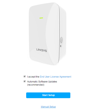 Linksys extender login