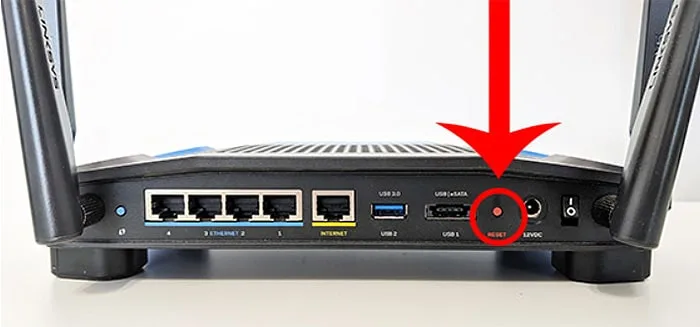 Reset linksys
