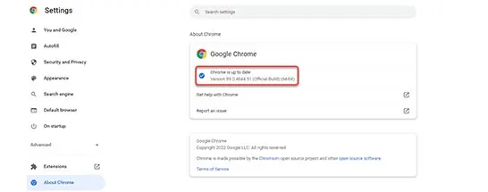 browser update