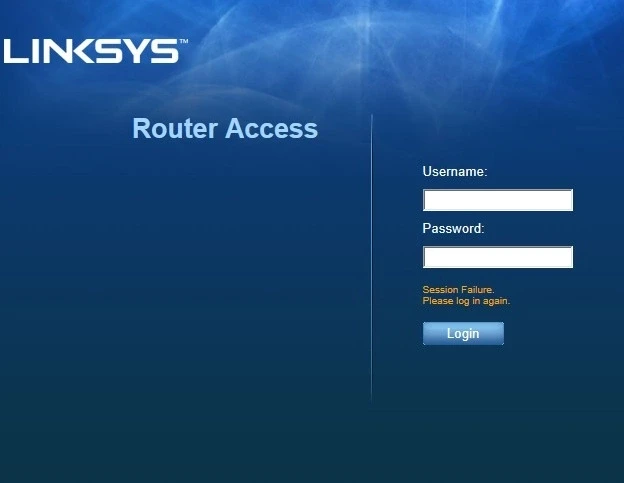 linksys router login