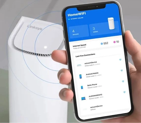 Linksys Velop WHW0303 Via Linksys App